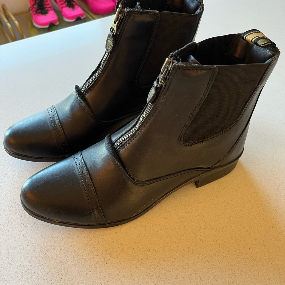 Noble Equestrian Black Riding Shoes - Picture 4 of 12